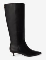 Lauren Ralph Lauren - Francesca Calfskin Tall Boot Heel - Ilgaauliai batai - Juoda
