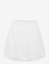 Bubbleroom - Balloon Short Cotton Skirt - Trumpas sijonas - Balta