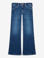Replay - Avry Trousers Flare - Plataus kirpimo džinsai - Mėlyna