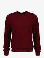 Gant - Herringbone Textured C-Neck - Apvalios apykaklės megztinis - Burgundiška splava