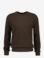 Gant - Herringbone Textured C-Neck - Apvalios apykaklės megztinis - Ruda