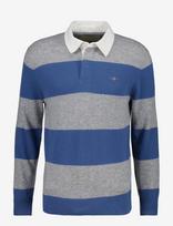 Gant - Barstriped Lambswool Rugger - Polo marškinėliai ilgomis rankovėmis - Pilka