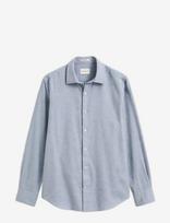 Gant - Reg Flannel Melange Shirt - Flaneliniai marškiniai - Mėlyna