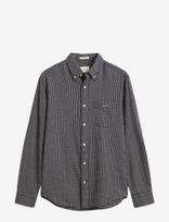 Gant - Reg Windblown Flannel Check Shirt - Flaneliniai marškiniai - Tamsiai mėlyna