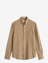 Gant - Reg Windblown Flannel Check Shirt - Flaneliniai marškiniai - Smėlio