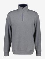 Gant - Sacker Rib Half Zip - Megztinis su užtrauktuku - Pilka
