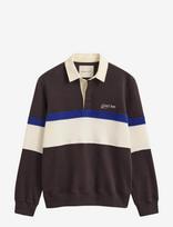 Gant - Striped Sweat Heavy Rugger - Polo marškinėliai ilgomis rankovėmis - Ruda