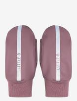 Little B - Pu Padded Mittens W. Fleece - Lietaus pirštinės - Rožinė