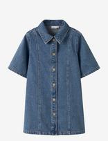Name It - Nkfgianna 2/4 Dnm Dress 2221-Iz D - Suknelė trumpomis rankovėmis - Mėlyna