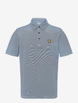 Lyle & Scott Sport - Golf Microstripe Polo - Sportiniai trumparankoviai polo marškinėliai - Mėlyna
