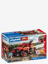 PLAYMOBIL - Fire Pickup Truck - Playmobil City Action - Raudona