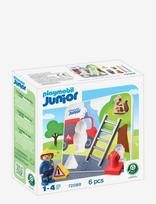 PLAYMOBIL - Junior Firefighter Puzzle - Playmobil 1.2.3 - Marga / raštuota