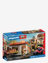 PLAYMOBIL - Fire Quad With Burger Shop - Playmobil City Action - Marga / raštuota
