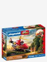 PLAYMOBIL - Firefighting Helicopter - Playmobil City Action - Raudona