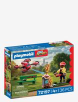 PLAYMOBIL - Firefighting Drone - Playmobil City Action - Marga / raštuota