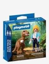 PLAYMOBIL - Duopack T-Rex With Explorer - Playmobil Duopacks - Marga / raštuota
