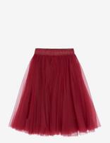 The New - Tnpeaven Mesh Skirt - Tiulio sijonas - Raudona