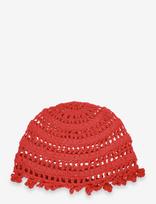 SUI AVA - Crochet Flower Hat - Kepurė - Raudona