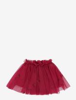 THE NEW SIBLINGS - Tnsbynalla Mesh Skirt - Tiulio sijonas - Raudona