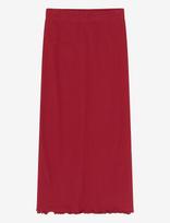 The New - Tnyanna Long Rib Skirt - Maxi sijonas - Raudona