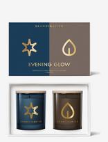 Skandinavisk - Evening Glow Scented Candle Giftset 65G X 2 - Kvapni žvakė - Marga / raštuota