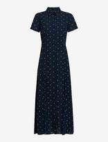 French Connection - Lainey Mila Ggt Mix Midi Shirt Dress - Iki kelių ir midi suknelės - Tamsiai mėlyna