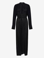 Filippa K - Plissé Raglan Dress - Ilga suknelė - Juoda
