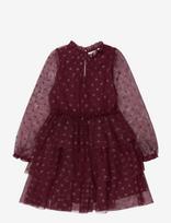 The New - Tnpascha L_S Dress - Proginė suknelė - Burgundiška splava
