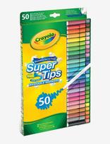 Crayola - Crayola Supertips Washable Markers 50 Pcs - Pieštukai - Marga / raštuota
