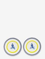 POLSPOTTEN - Plates Bird Patterned Set 2 - Vakarienės lėkštės - Geltona