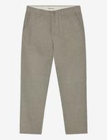 Knowledge Cotton Apparel - Chuck Regular Linen Pants - Lininės kelnės - Smėlio