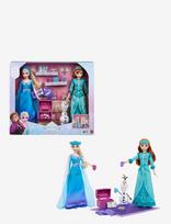 Frozen - Disney Frozen Slumber Sister Set With Anna & Elsa Fashion Dolls, Olaf & 14 Accessories - Filmų ir pasakų personažų žaidimas - Mėlyna
