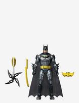 DC Comics - Dc Comics Dc Crime Crusher Batman Action Figure, 25 Plus Phrases & Sounds, Articulation, 4 Weapons - Veiksmo figūrėlės - Pilka