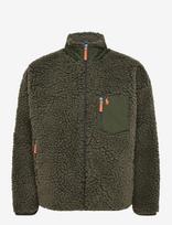 Polo Ralph Lauren - Relaxed Fit Pile Fleece Jacket - Paminkštinta striukė - Chaki spalva