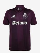 New Balance - Fc Porto 26/27 Away Short Sleeve Jersey - Sportiniai futbolo marškinėliai - Burgundiška splava
