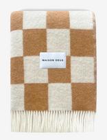 Maison Deux - Checkerboard Blanket - Antklodė ir užtiesalas - Smėlio