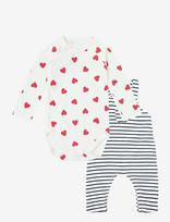 Petit Bateau - Ensemble Long - Bodžių rinkinys - Kreminė spalva