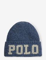 Polo Ralph Lauren - Intarsia-Knit Merino-Wool-Blend Beanie - Kepurė - Tamsiai mėlyna