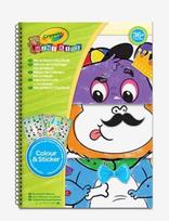 Crayola - Crayola Mini Kidstoday Feel Mix & Match Flip Book - Spalvinimo ir rankdarbių knygos - Marga / raštuota
