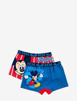 Mickey Mouse - Lot Of 2 Boxers - Apatinės kelnaitės - Marga / raštuota