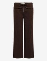 Laagam - Selah Dark Brown Pants - Odinės tamprės-kelnės - Ruda