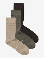 Jack & Jones - Jaclouis Bamboo Sock 3 Pack - Įprastos kojinės - Ruda