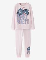 Name It - Nkfanda Stitch Ls Nightset Noos Wdi - Pižamos komplektas - Rožinė