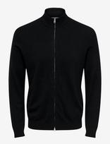 ONLY & SONS - Onsloui Reg 12 Zip Cardigan Knit Noos - Megztinis su užtrauktuku - Juoda