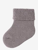 Name It - Nbnwaksi Wool Terry Sock Turndown - Kūdikių kojinės - Pilka