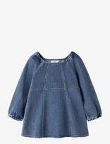 Lil'Atelier - Nmfobello Ls Loose Dnm Dress 1144-Se Lil - Suknelė ilgomis rankovėmis - Mėlyna