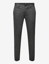 ONLY & SONS - Onsmark Slim Herringbone 2911 Pant Noos - Chino stiliaus kelnės - Juoda