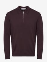 ONLY & SONS - Onswyler Reg 14Ss Zip Polo Frml - Megztinis su užtrauktuku - Ruda