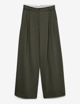 Vero Moda - Vmstella Mw Wide Pleat Pant Noos - Plačios kelnės - Chaki spalva