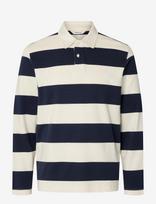Selected - Slmcasper Ls Stripe Polo - Marškinėliai ilgomis rankovėmis - Tamsiai mėlyna